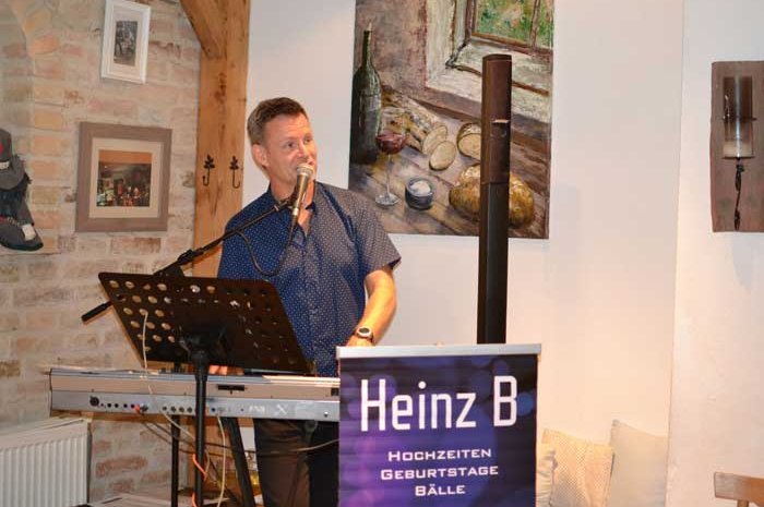 Alleinunterhalter Musiker Heinz B Geburtstagsfeier